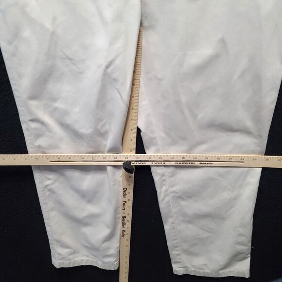 L.L. Bean Classic Fit Womens Pants Khaki Size 10P 100% Cotton Agjustable Waist - Picture 7 of 12